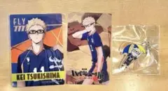 月島蛍 アンブレラチャーム 特典クリアカード