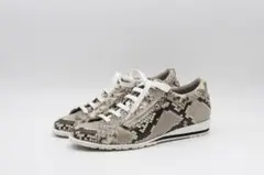 65■銀座かねまつ ZIP付きレースアップスニーカー(23.5ｃｍ)美品