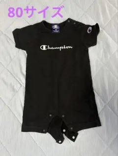 Champion ロンパース 80 ブラック
