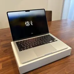 MacBook Air M2 16GB/256GB 美品 ほぼ無傷 付属品なし ミッドナイト13インチ M2 MacBook Air 16GB本体 付属品付き 13インチ