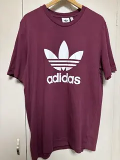 アディダス トレフォイル Tシャツ 3XL ワインレッド
