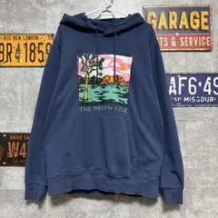 ト*シ様 THE NORTH FACE プリント プルオーバーパーカー ネイビー