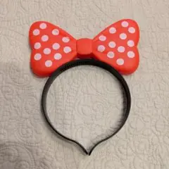 光る　ディズニーミニーマウス風　カチューシャ
