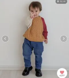 BREEZE ウォッシャブルニット
