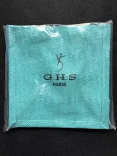 《新品未開封》G.H.S PARIS ジュートミニバッグ ブルー