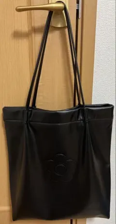 MARY QUANT デイジーパッチソフトトート ブラック