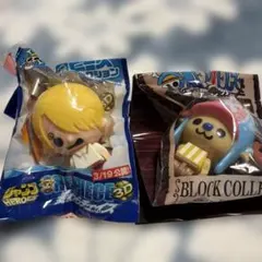 ワンピース サンジ & チョッパー フィギュアセットキーホルダー