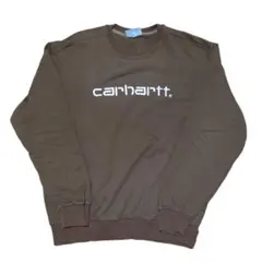 carhartt ブラウン クルーネック トレーナー スウェット