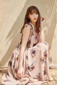 Sunflower-Printed Midi Dress Herliptoのサムネイル