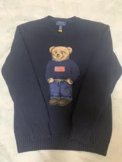POLO RALPH LAUREN ポロベアセーター ネイビー　160㎝
