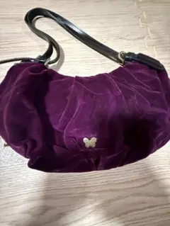 ANNA SUI ベロアポーチ