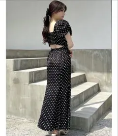 RESEXXY バブルスリーブマーメイドワンピース