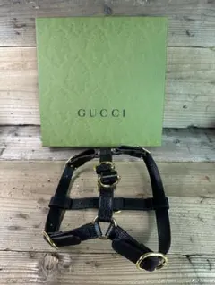 新品 グッチ インターロッキングGドッグハーネスペット用散歩Sサイズ