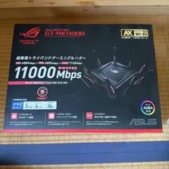 ASUS GT-AX11000 箱付 初期化済 SSID発信確認済 ASUS GT-AX11000 箱付 初期化済 SSID発信確認済 - メルカリ