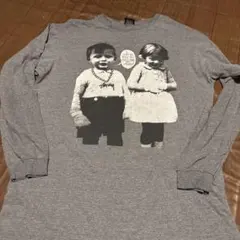 90s stussy キッズ フォト プリントTシャツ 長袖 - メルカリ
