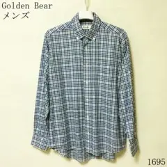 Golden Bear チェック柄 長袖シャツ M