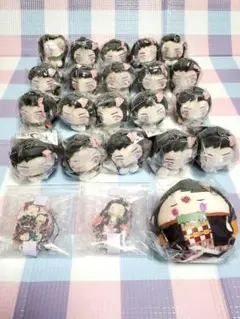 竈門禰豆子 はぐキャラ ふわコロりん 鬼滅 ぬいぐるみ