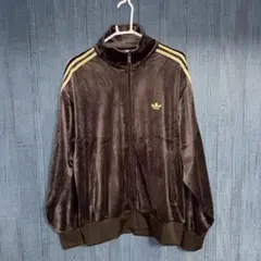 adidas トラックジャケット ベロア