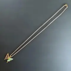 蝶モチーフ ネックレス ゴールド ☆ アクセサリー 蝶ネックレス バタフライ ♪