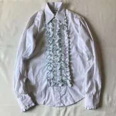 L&M Fashions フリルシャツ 70s USA ヴィンテージ 古着のサムネイル