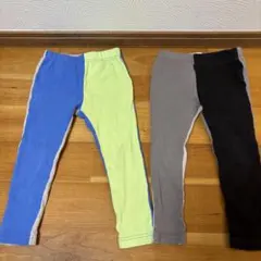 【100cm】2本セットBREEZEリブレギンスパンツ