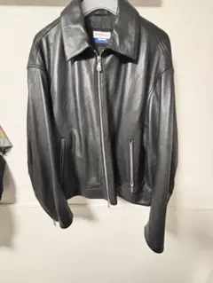 MAISON SPECIAL レザージャケット ブラックのサムネイル