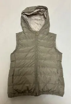 ’S MaxMaraダウンベスト 2way リバーシブル42ベージュ