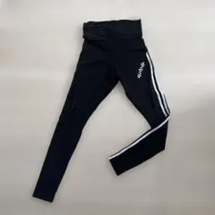 ブラック サイドストライプ レギンス