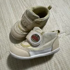 アンパンマン ベビーシューズ ベージュ　15cm EE 2E 幅広