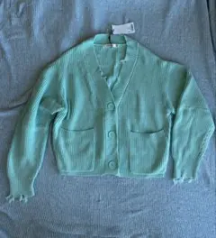 MOUSSY ミントカラー カーディガン FREEサイズ