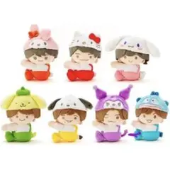【新品】なにわ男子 サンリオコラボぬいぐるみ7体セット