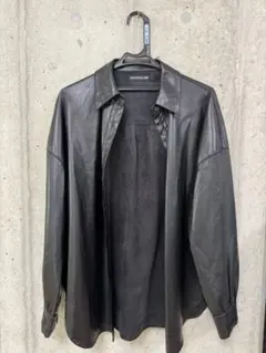 限定値下げ semoh シンセティックレザーシャツ - メルカリ