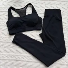 GU sports ブラ レギンス セット売り 黒 トレーニングウェア Mのサムネイル