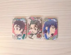 鬼滅の刃　まるかく缶バッチ　炭治郎　伊之助