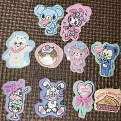 【レア】フレークシール メゾピアノ エンジェルブルー ナルミヤ 平成レトロ
