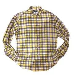 ラルフローレン　Polo 長袖シャツ チェック柄　古着　used y2k シャツ