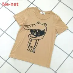 Ne-net ネネット にゃー　半袖Tシャツ　ワニ柄のサムネイル