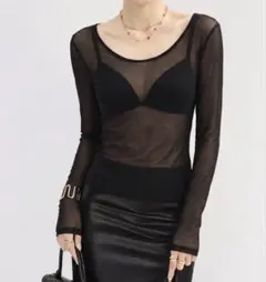 SENEE 2way layered tops ツーウェイレイヤードトップス - メルカリ