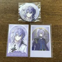 星導ショウ 誕生日グッズ 2025 箔押し缶バッジ＆チェキ風カード - メルカリ