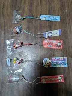 ⑨ご当地ハローキティ ストラップ 5個セット