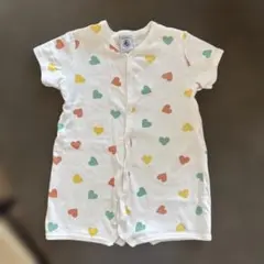 PETIT BATEAU ハート柄 ロンパースのサムネイル