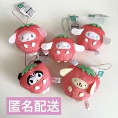 サンリオキャラクターズ フルーツきぐるみマスコット いちご ナムコ限定