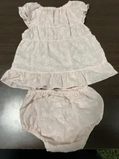 セットアップ　女の子　ピンク　夏服