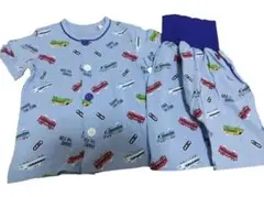 キッズ　男の子　新幹線　電車　総柄　パジャマ