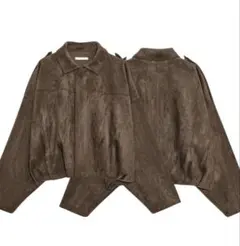 ZARA スエード調ボンバージャケット