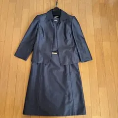 ダークグレー スーツセットジャケットとワンピース　サイズ40