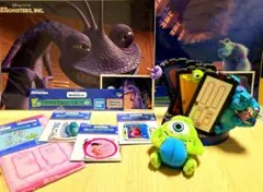 モンスターズインク 이치방쿠지 フィギュア ステッカー タオルセット