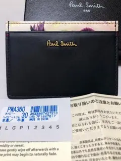 新品　箱無し価格　ポールスミス 定期入れ パスケース 花柄のサムネイル