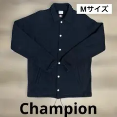 【Champion】スウェットコーチジャケット　Mサイズ　黒色
