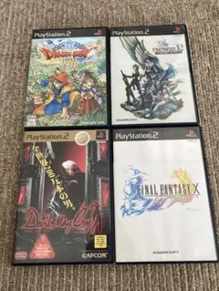 【PS2】ほ-6 ファイナルファンタジーⅩ ドラゴンクエスト8 ソフト